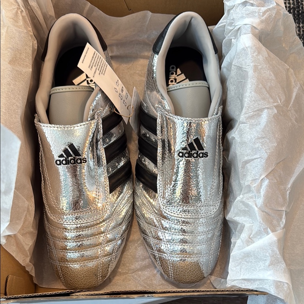 Adidas Taekwondo Silver Metallic/core Black/gum - Picture 2 of 4